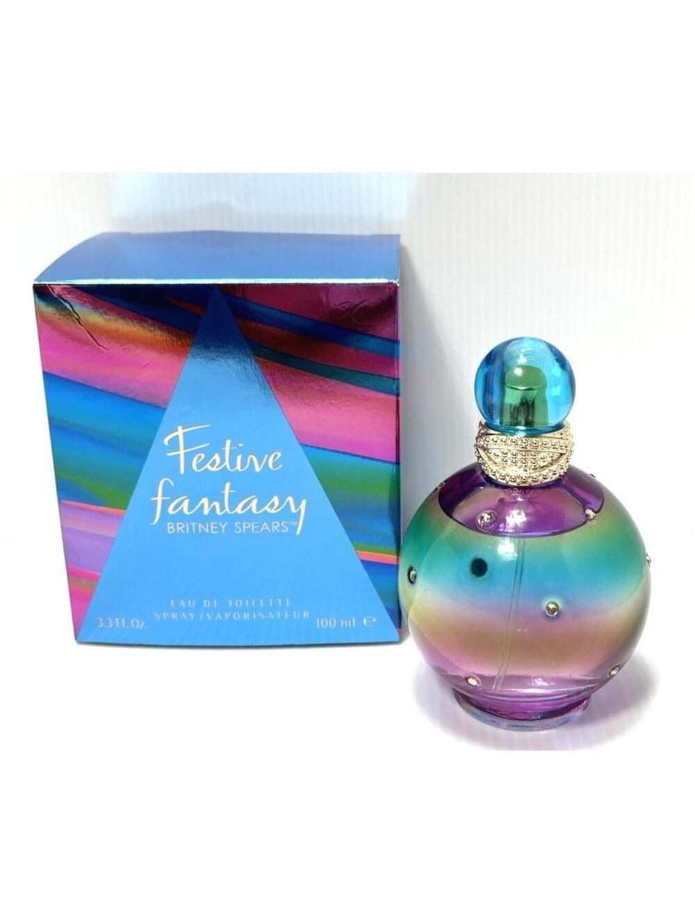 Britney Spears Festive Fantasy Eau De Toilette Perfume 100ml / 3.3oz